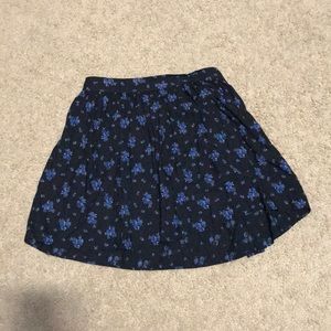 Blue American eagle flower skirt